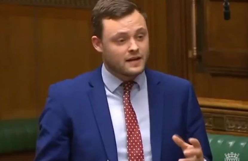 Ben Bradley MP speaking in the House of Commons
